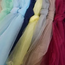 16 цветов, мягкая иллюзия, сетка, кружево, нейлон, газ, кружево, ткань для свадьбы, шляпы, пачка, юбка, тюль, ворона, венок, костюмы, платье феи