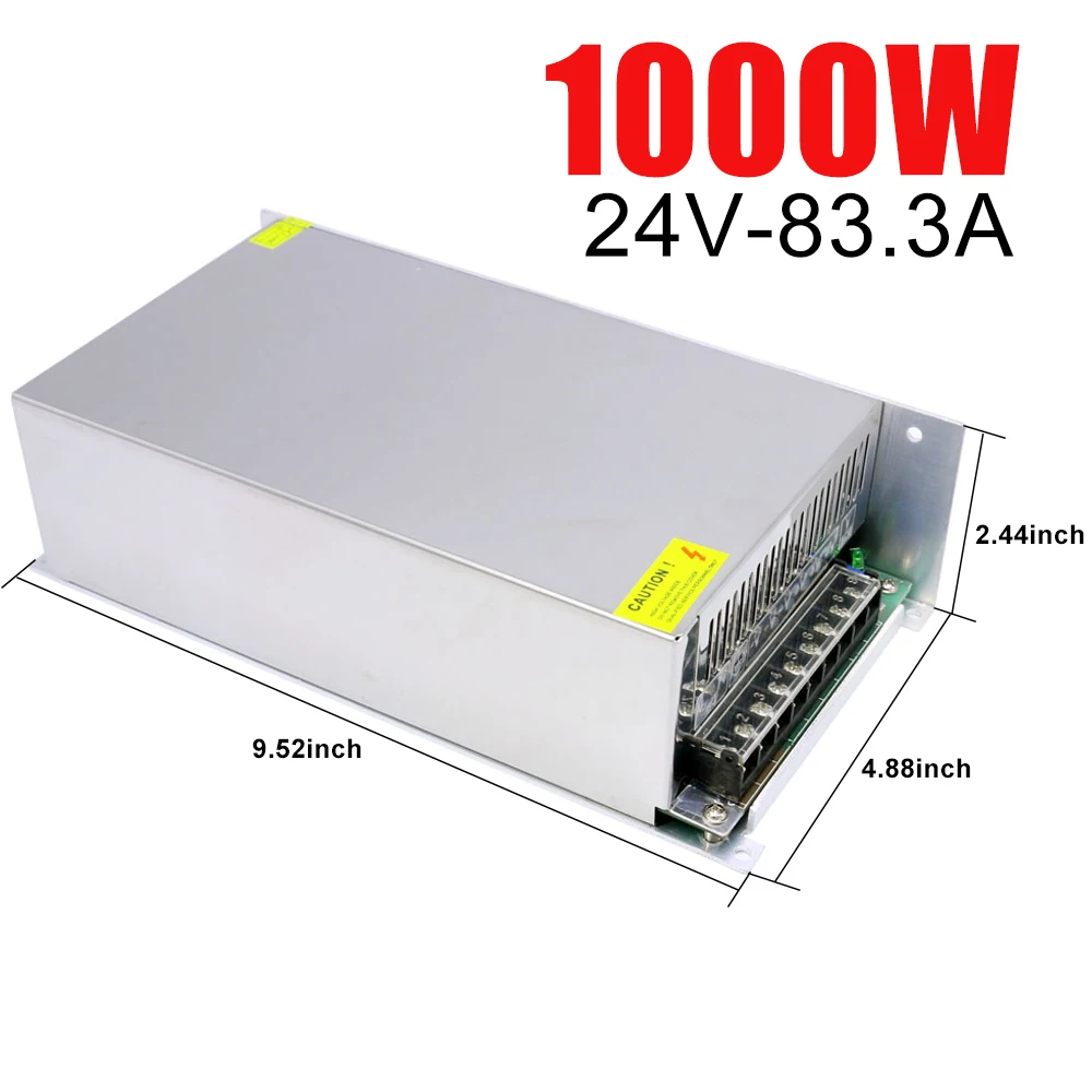 Ac-dc трансформатор освещения AC 110V 220V к DC 24V Импульсный блок питания адаптер 2A 3A 5A 10A 15A 20A 30A светодиодный драйвер полосы света - Цвет: 41.6A 1000W