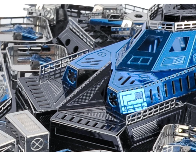Microworld Leader NO 1, наборы моделей, сделай сам, лазерная резка, головоломка, лодка, военный корабль, модель, 3D металлическая головоломка, игрушки для взрослых, подарок