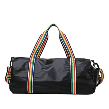 

Men Women Training Adjustable Strap Dry Wet Separated Waterproof Outdoor Fitness Travel Handbag Nylon Sports Yoga Gym Bag