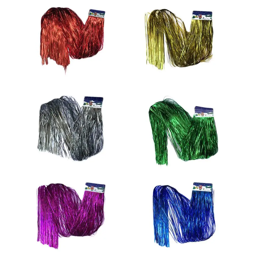 

1m Wedding Decoration Creative Rain Silk Curtain Tassel Balloon Pendant Background Wall Pendant Party Decor Daily Necessities