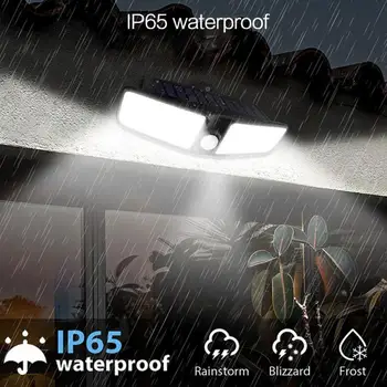 

Solar LED Human Body PIR Sensor Motion Induction Waterproof Light Lamp 100LED On Off Control For Garden Yard Outdoor Wall Light