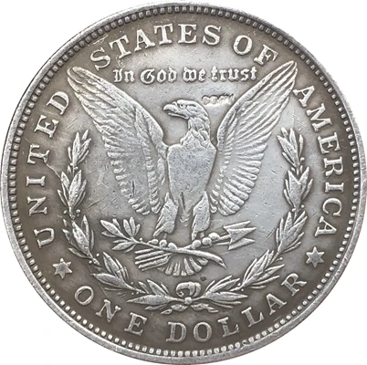 1883 сша Морган долларовые монеты КОПИЯ