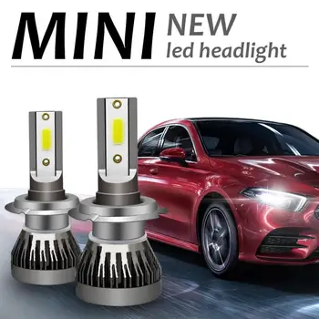 

2 x H7 LED Headlight Conversion Kit COB Bulb 90W 12000LM White High Power 6000K Turbo Light Bulbs Car Accessories