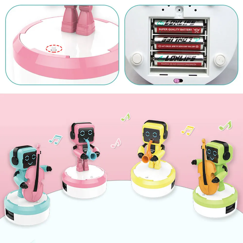 Hi-Fi говорящая интеллектуальная робот говорящая игрушка Интерактивная Запись распознавания голоса Поющая танцевальная история мини-робот