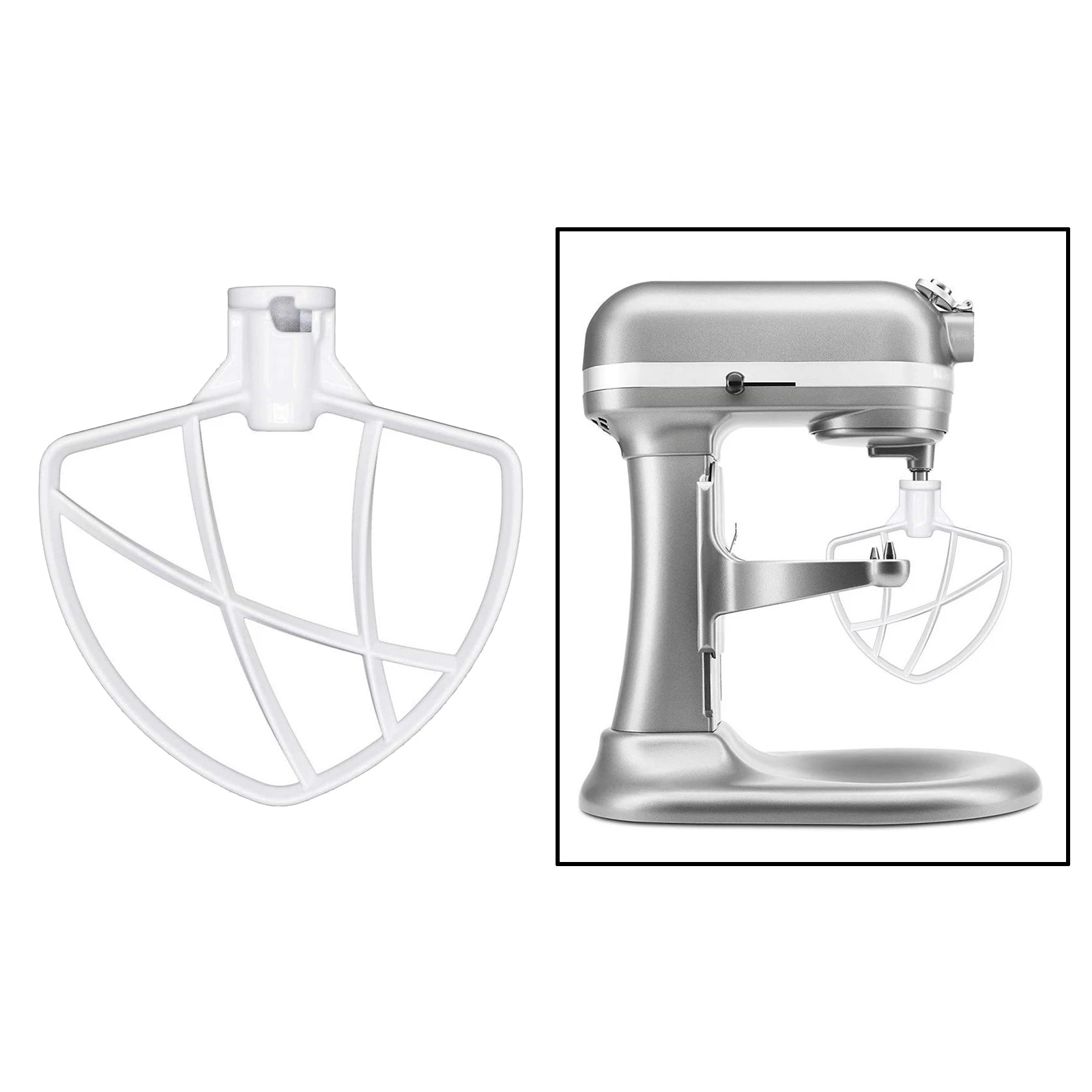 Kitchen Aid Flat Beater Coated Aluminum Stand Mixer Blade 6 qt Dough Mixer Paddle Fit for Model KP26M1X KP26M8X KB26G1X