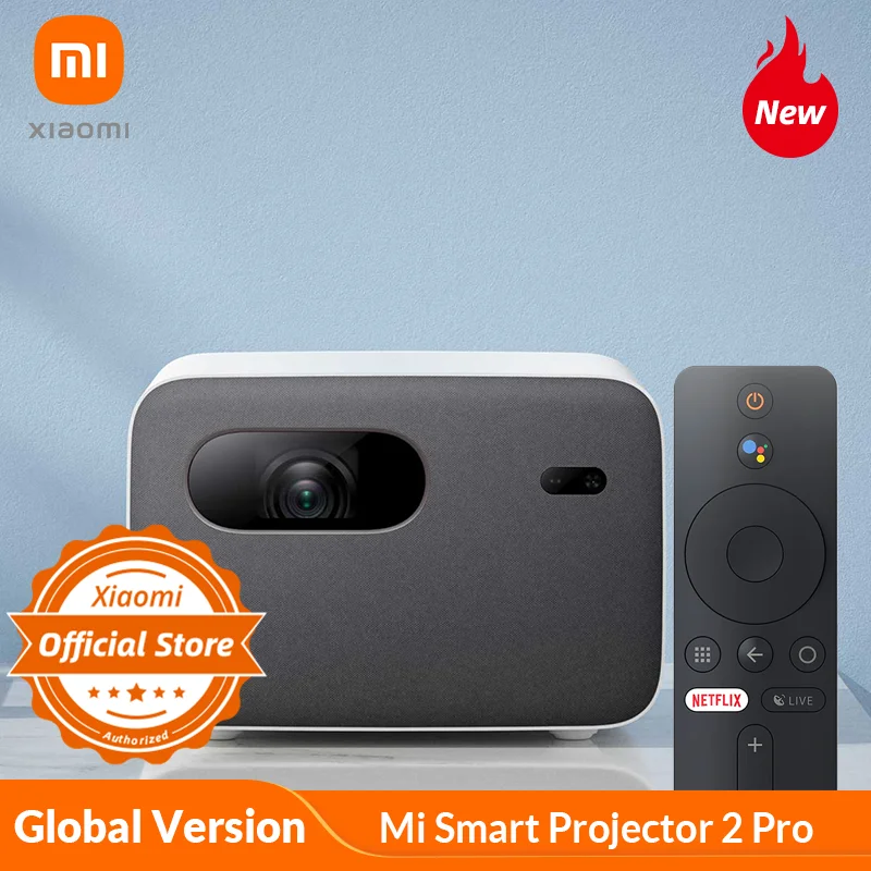 Проектор Xiaomi Smart Projector 2 Pro 200 дюйма 1300 ANSI люменов полночастотные двойные динамики