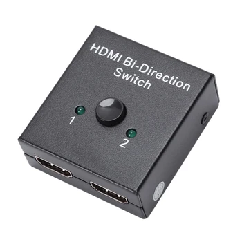 

2-In-1 Hdmi Ab Switch Bidirectional Switcher,Hdmi 2.0,10.2Gbps Transmission,Supports 4K/3D/1080/Hdcp Passthrough,Maximum Device