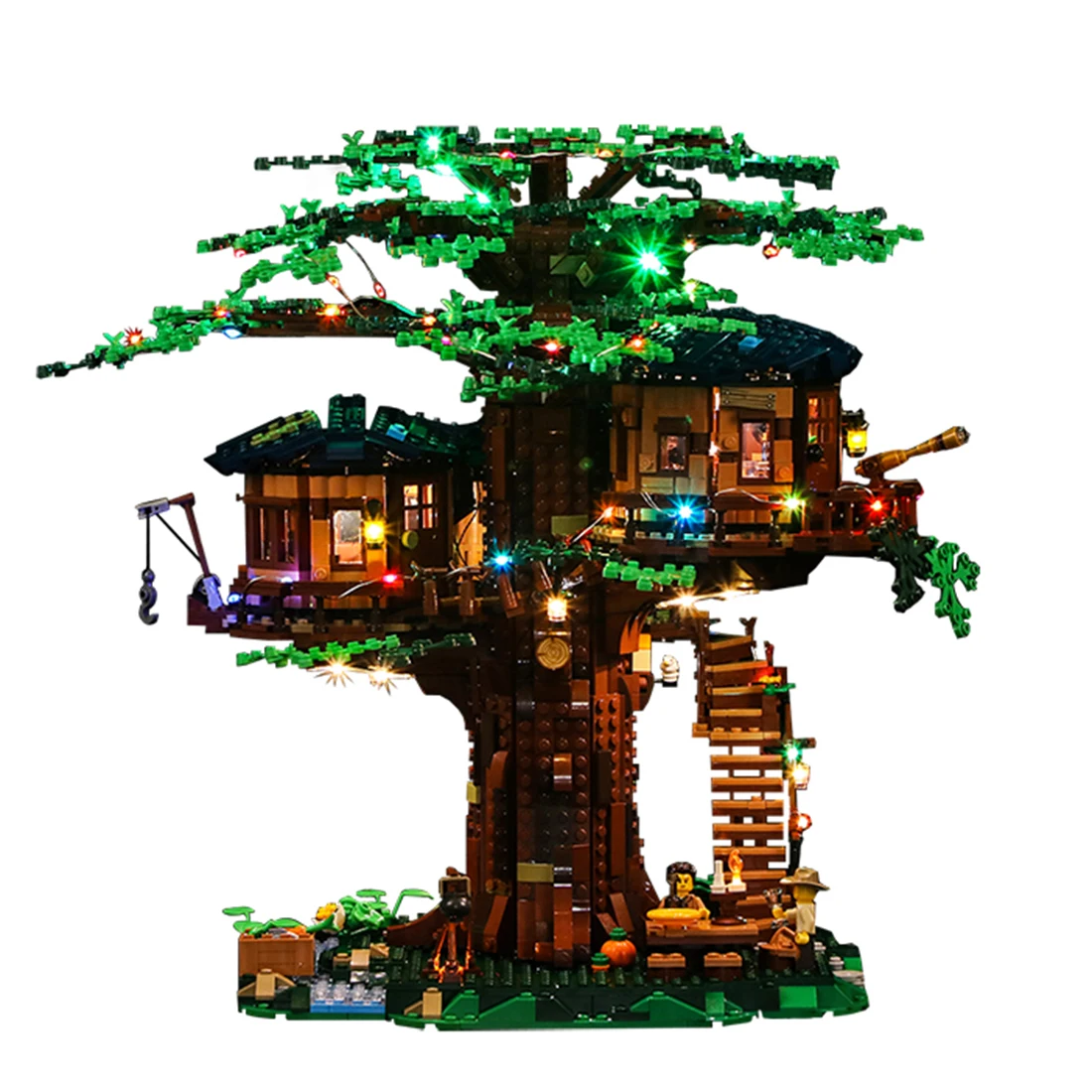 

Vonado USB Powered LED Light Building Block Modified Kit for Tree House 21318 - A Type(LED Included Only,No Kit)