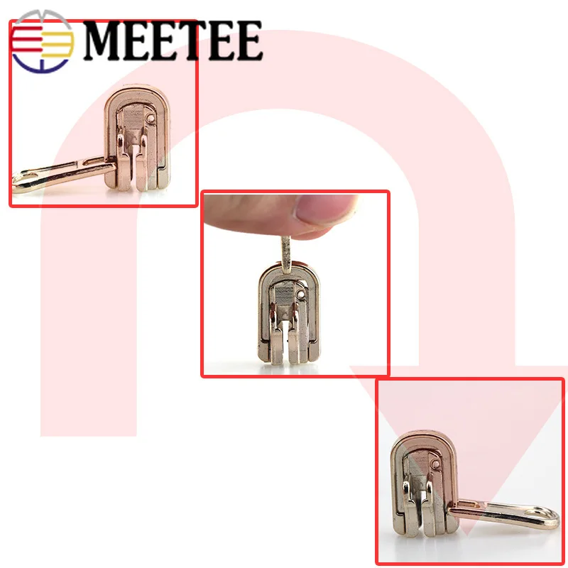 Meetee 2 шт. 60 150 см 5 # металлический вращающийся слайдер с открытым концом молния для
