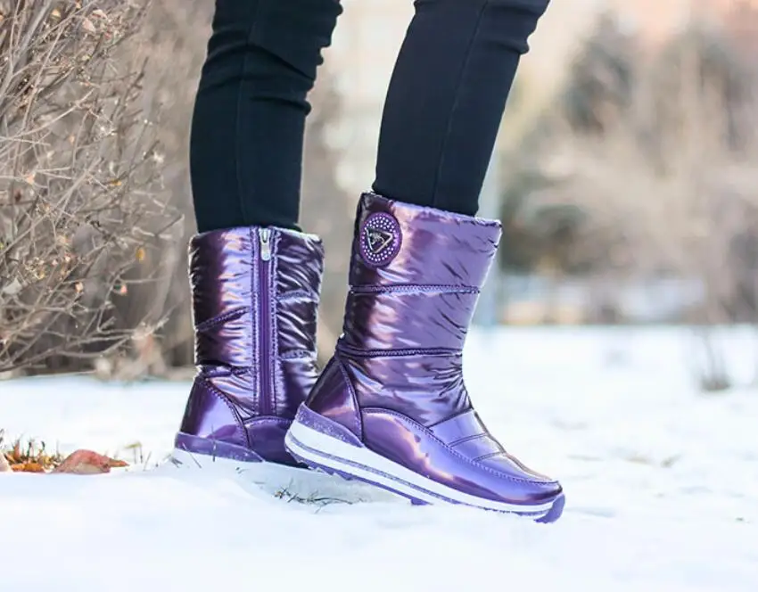 Новые Брендовые ботильоны; белые женские ботинки; зимние ботинки; женские зимние ботинки; зимняя обувь; женские зимние ботинки из водонепроницаемого материала; W606