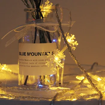

LED Light String Christmas Tree Snowflake Light Star Light String Color Light Outdoor Decorative Lamp Holiday Light