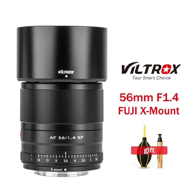 

Viltrox 56mm F1.4 XF Lens for Fuji X mount Cameras Large Aperture AF Portrait Lens for Fujifilm XT3 XT30 XT2 X-PRO3 X-E3 XT4