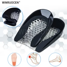 Детская, Женская силиконовая гелевая Подушечка для пяток стельки подошвы, облегчающая боль в ногах, поддерживающая обувь, супинаторы