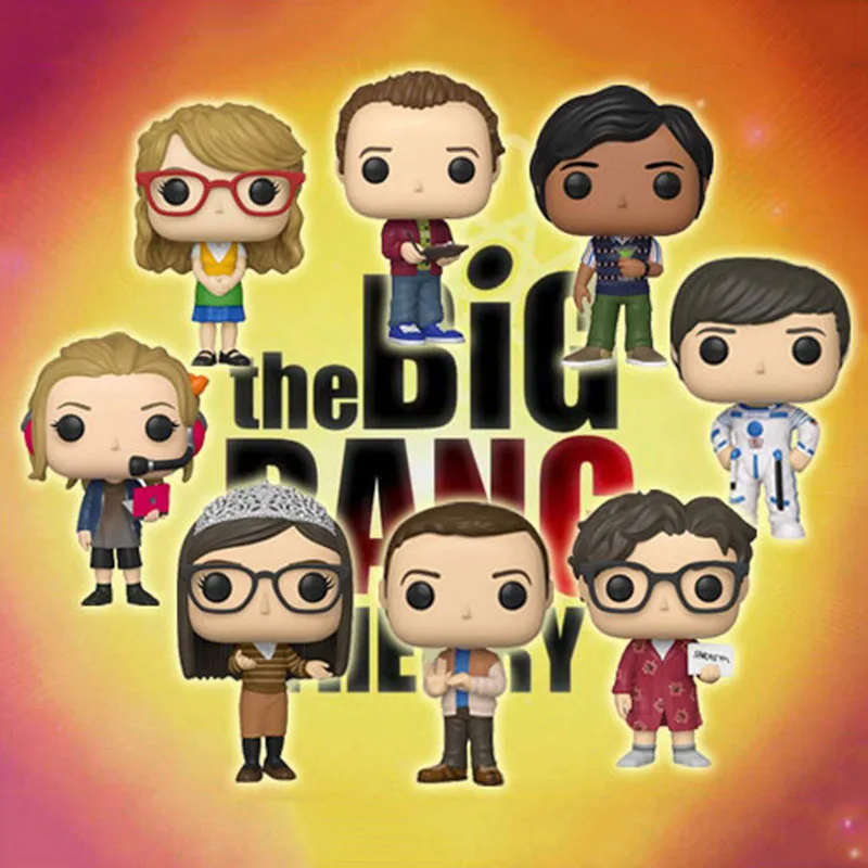 

Funko Pop The Big Bang Theory Sheldon Howard Leonard Amy Penny Raj Stuart Bernadette Vinyl FIgures TBBT Action Figure Dolls Gift