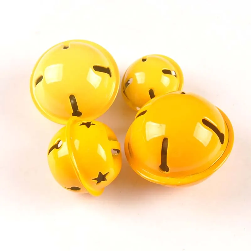 hollowed Iron Loose metal Beads Jingle Bells Christmas Decoration Pendants DIY material Crafts Christmas Bells cp2678