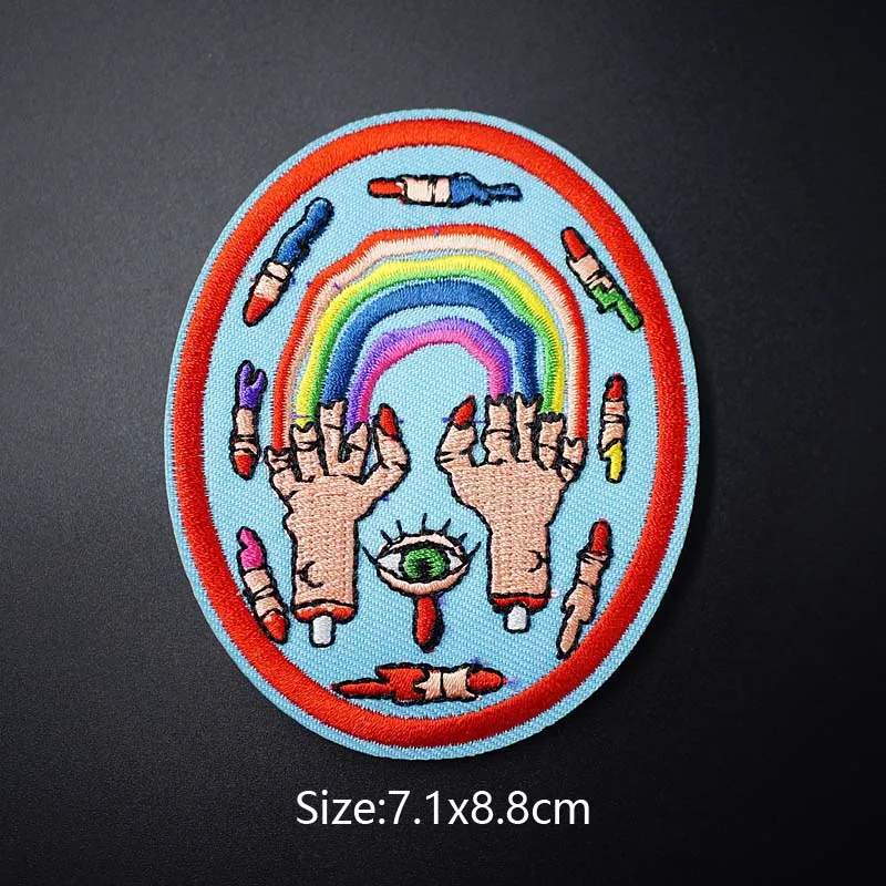 22 HEART DOG DIY Cloth Badges Mend Decorate Iron On Patch Clothes Apparel Sewing Decoration Applique Sew On Patches For Clothing - Цвет: 22