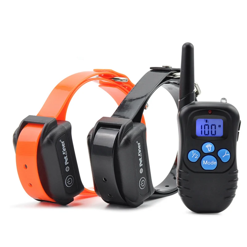 Ошейник Petrainer PET998DBB водонепроницаемый шоковый ошейник с дистанционным