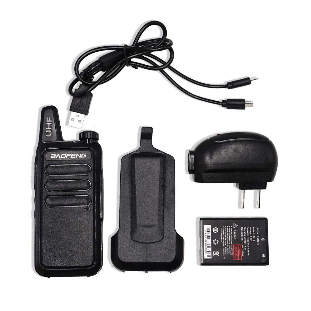 Baofeng BF-R5 мини рация KDC1 5 Вт FM трансивер WLN KD-C1 USB зарядка портативная двухсторонняя CB Ham радиостанция коммуникатор