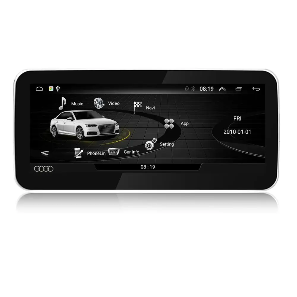 COIKA Система Android 9,0 автомобильный экран плеер для Audi A4L B8 A5 2009- gps Navi Мультимедиа Стерео 2+ 32 Гб ram wifi Google BT ips