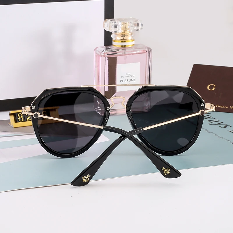 New Sunglasses Women Polarized Sunglasses Lady Luxury Retro Metal Sun Glasses Vintage Mirror Oculos De Sol Feminino UV400