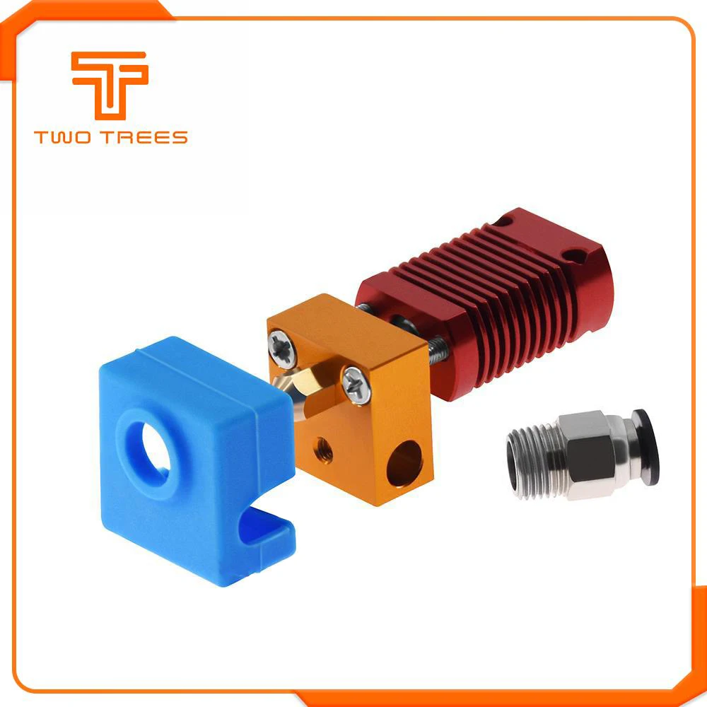 

MK8 Assembled Extruder Hot End kit for Ender 3 CR10 printer 1.75mm 0.4mm Nozzle aluminum heating block 3d printer accessories