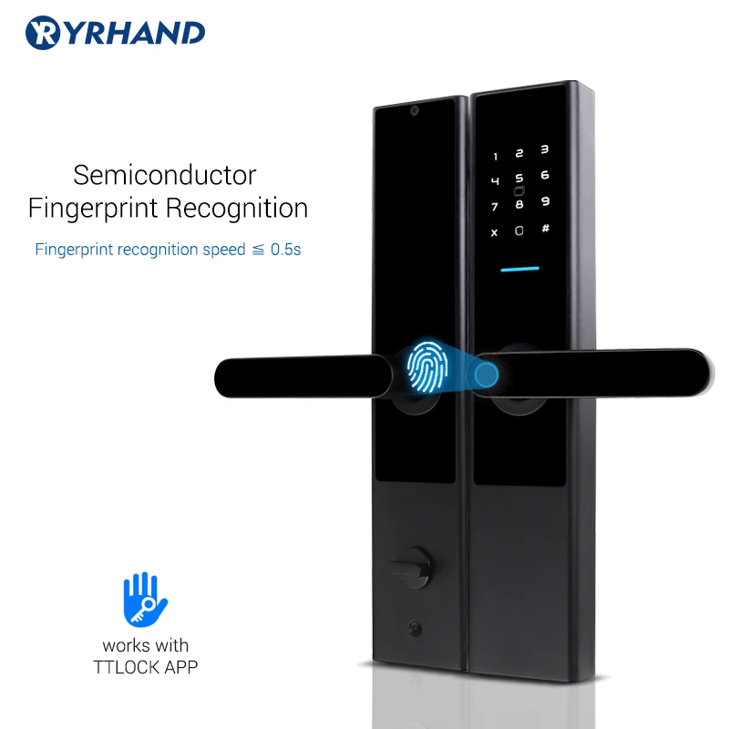 Электронный смарт замок с Bluetooth Wi Fi сканирование отпечатка пальца|Электрический