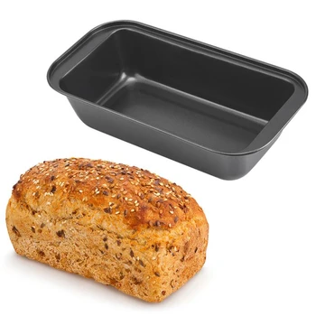 

New Kitchen Non-stick Cake Bread Mold Rectangular Carbon Steel Toast Pastry Mould Creative Household DIY Cake Shop Baking Mold