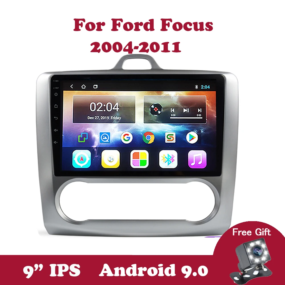 

Android 9.0 Multimedia Video Player For Ford Focus EXI MT MK2 MK3 2004-2009 2010 2011 Stereo GPS Navigation WiFi Car Radio Video