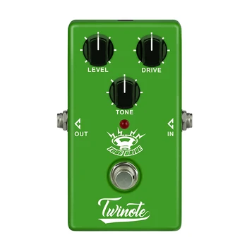 

Twinote Tube Drive Overdrive Pedal Guitar Effects Natural Overdrive Sound Electric Guitar Pedals Accessories Musical Instruments