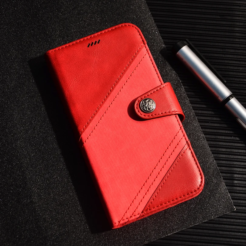 Чехол-Кошелек для xiaomi redmi s2 кожаный чехол-книжка ударопрочный Магнитный Корпус