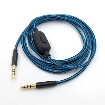 

Headphone Cable Portable Cord Line for logitech Astro A10 A40 A30 Microphone Volume Control