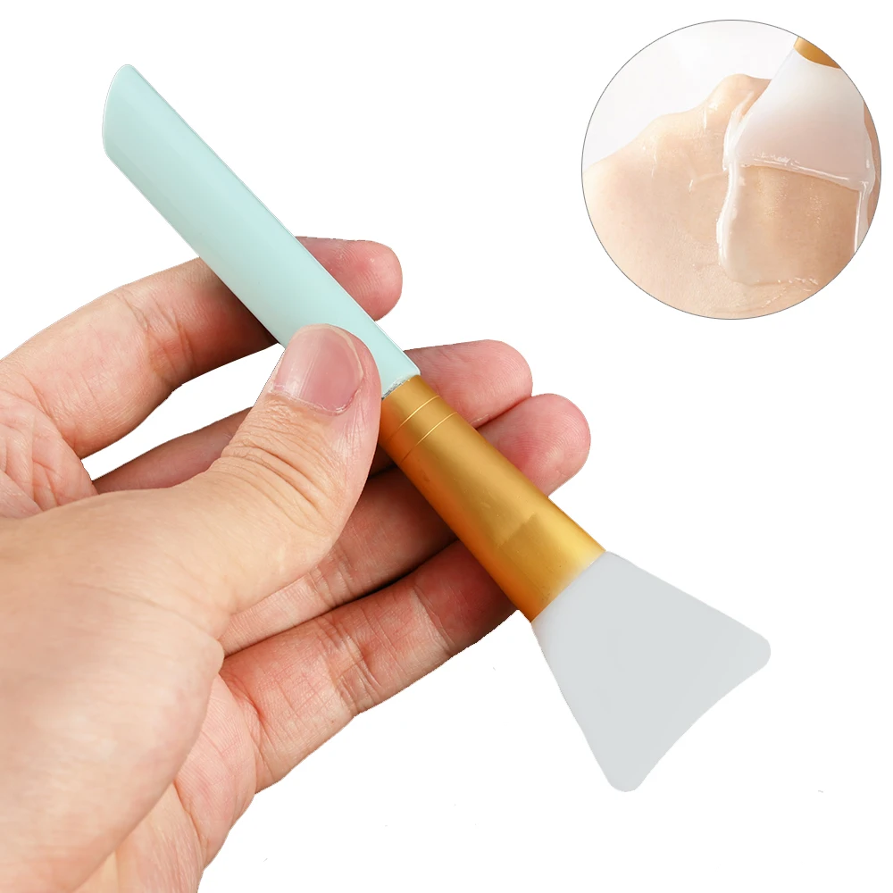 1PC Professional Silicone Facial Mask Brush Women DIY Mud Mixing Skin Care Beauty Makeup Brushes Face Mask Foundation Brush Tool