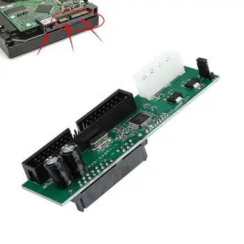 

1Pc PATA IDE TO SATA Converter Adapter Plug Play 7+15 Pin 3.5/2.5 SATA HDD DVD
