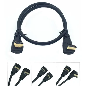 

4K HDMI 2.0 Cable 90/270 Degree Elbow Angle HDMI to HDMI Cable 2K*4K for TV PC Projector PS3 PS4 Laptop 0.3M 0.6M 1.8M