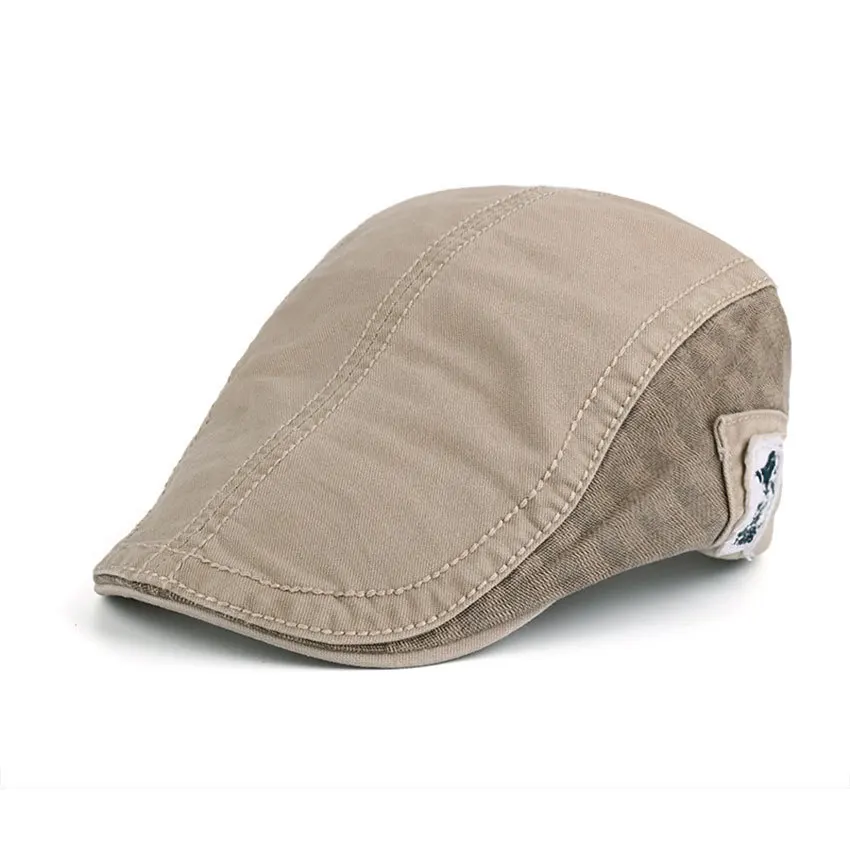 Хлопок сверкающие Стиль боковая Этикетка из ткани остроконечные Кепки Для