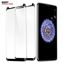 2 шт./лот ESR Защита экрана для samsung Galaxy S9 S9 Plus закаленное стекло 9H 3D полуполное покрытие изогнутая защитная пленка