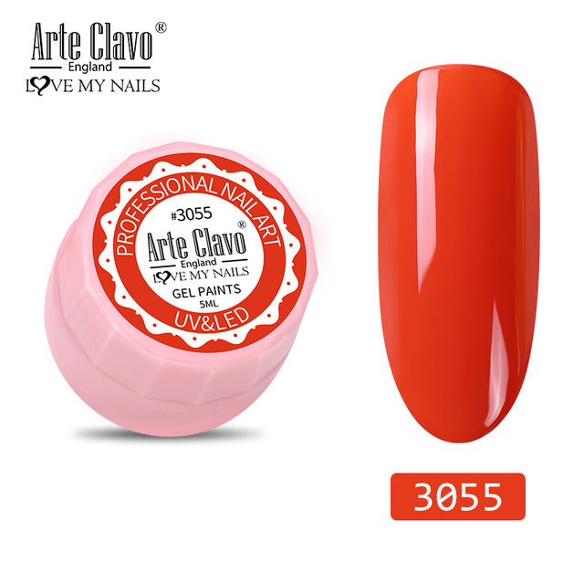 Clavo 5ML Painting Gel Nail Polish 72 Colors Gel Varnish Set For Manicure Top Base Coat Hybird Design of Nail Art Lacquer