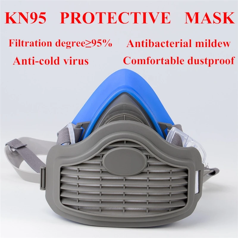 

KN95 mask industrial grade anti-virus paint safe work dust filter respirator protective mask anti cold virus prevent disease N95