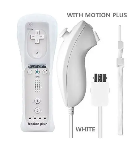 2 In1 Bluetooth-compatible Controller For Wii/Wii U Console Motion Plus Gamepad For Nin Tend Bluetooth Remote Controller For Wii 
