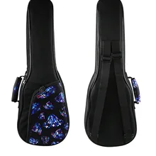 Креативный подарок Гавайские гитары укулеле крутая сумка Мягкий чехол рюкзак 23 24 концертный uke 26 дюймов tenor uku мягкий чехол двойной плечевой ремень