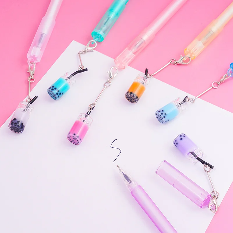 Cute Creative Pen Supplies Gel Pens School Kawaii Milk Pen Writing 