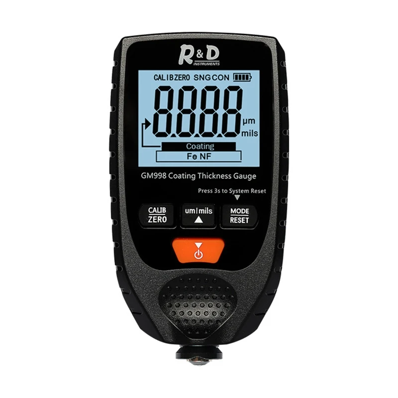 

68UF Mil Thickness Gauge, Coating Thickness Gauges,Paint Depth Gauge Meter with LCD Display for Automobile