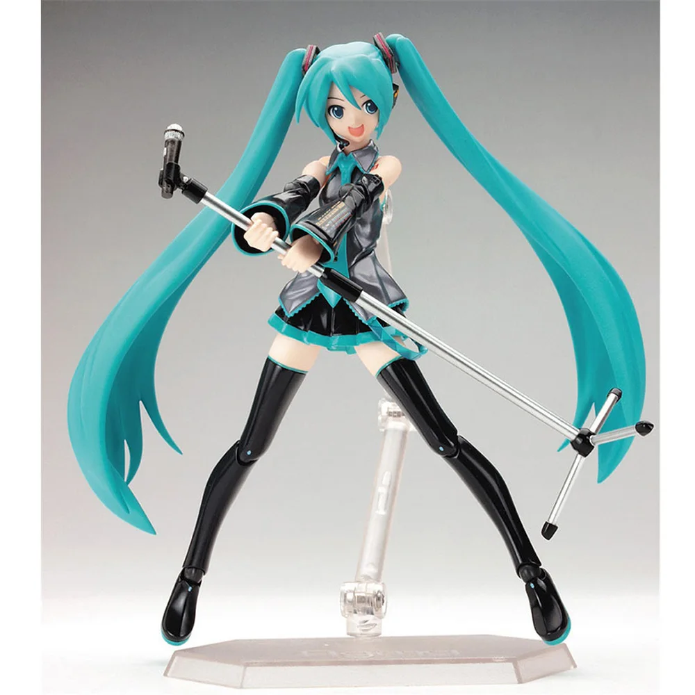 

15cm Movable Anime Action Figure Hatsune Miku Model Toy Doll Toy PVC Figma 014 Heroines Collectible Dolls