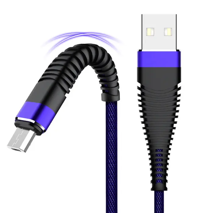 Usb type-C кабель Прочный USB зарядное устройство плетеный кабель для передачи данных Поддержка 2A кабели для быстрой зарядки PUO88