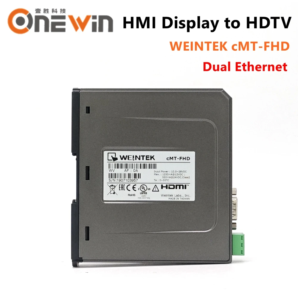 WEINTEK cMT FHD дисплей HMI to HDTV встроенные двойные порты Ethernet заменяют HDMI HD Контроллер | Контроллер с ЧПУ -33055804511