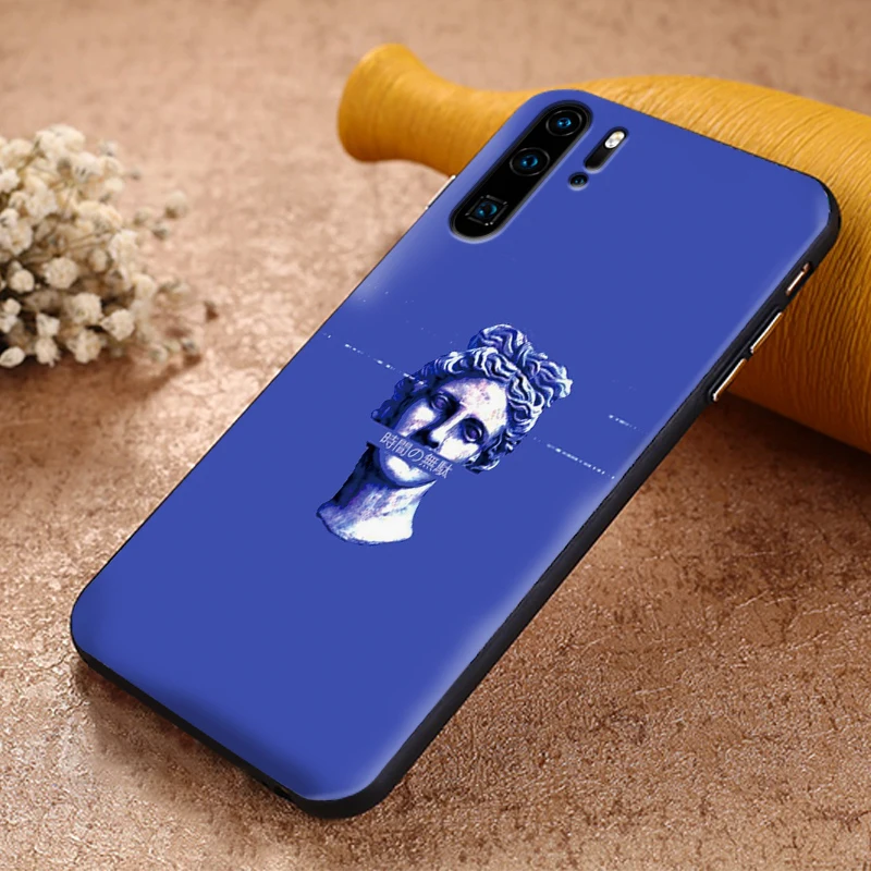 Мягкий силиконовый чехол с изображением статуи Давида для Huawei P 10 Lite задняя
