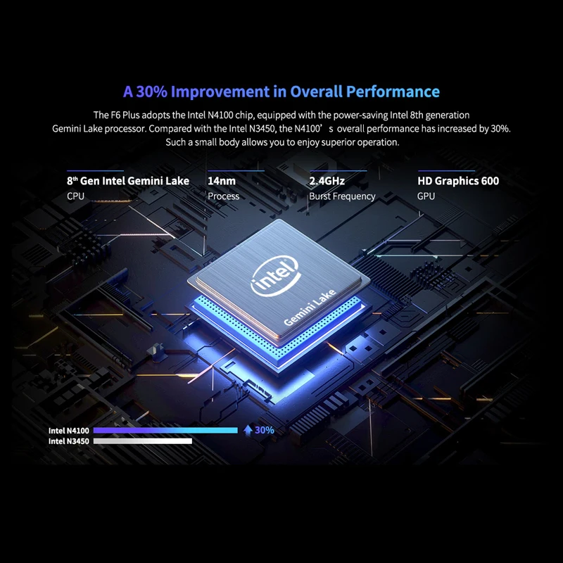 Teclast F6 Plus Laptop Intel Gemini Lake N4100
