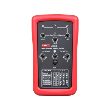 

UNI-T Digital Multimeter Phase Sequence Missing Phase Motor Rotation LCD Indicatiors True RMS Auto Range Current Voltmeter