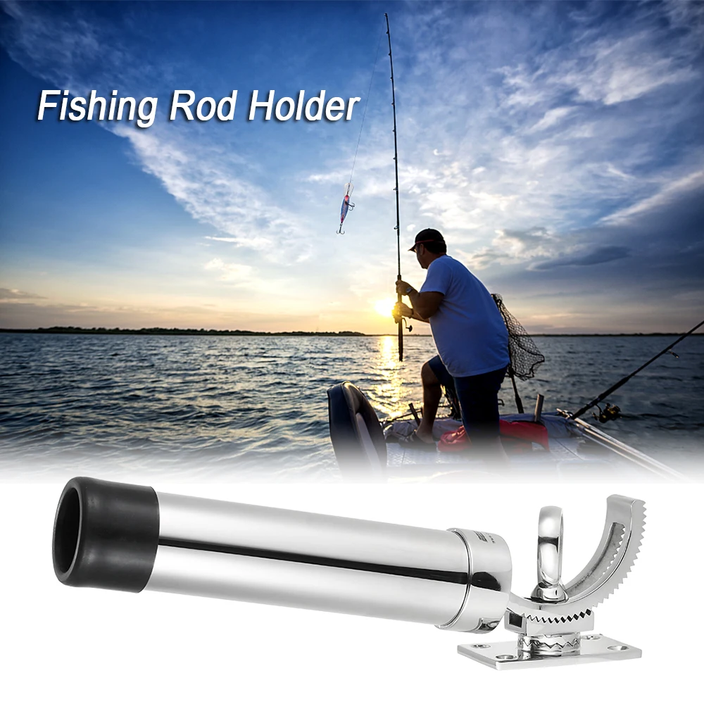 

Adjustable Boat Fishing Rod Holder Fishing Pole Racks Fishing Rod Stand-off Tube Rod Pole Holder Bracket Support